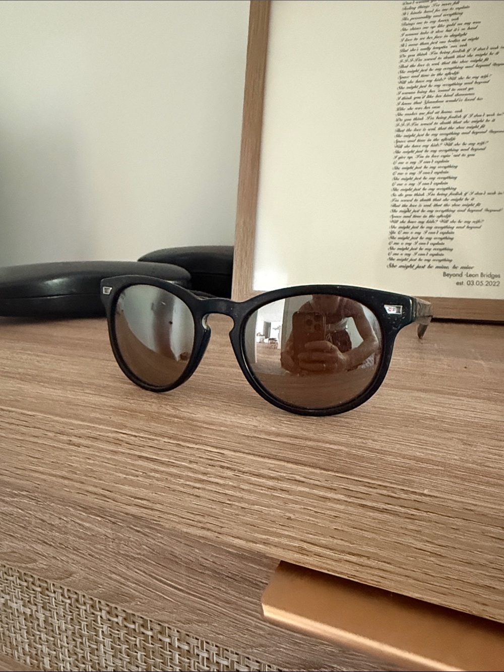 Costa Black Frame Brown Mirror Lens Sunglasses